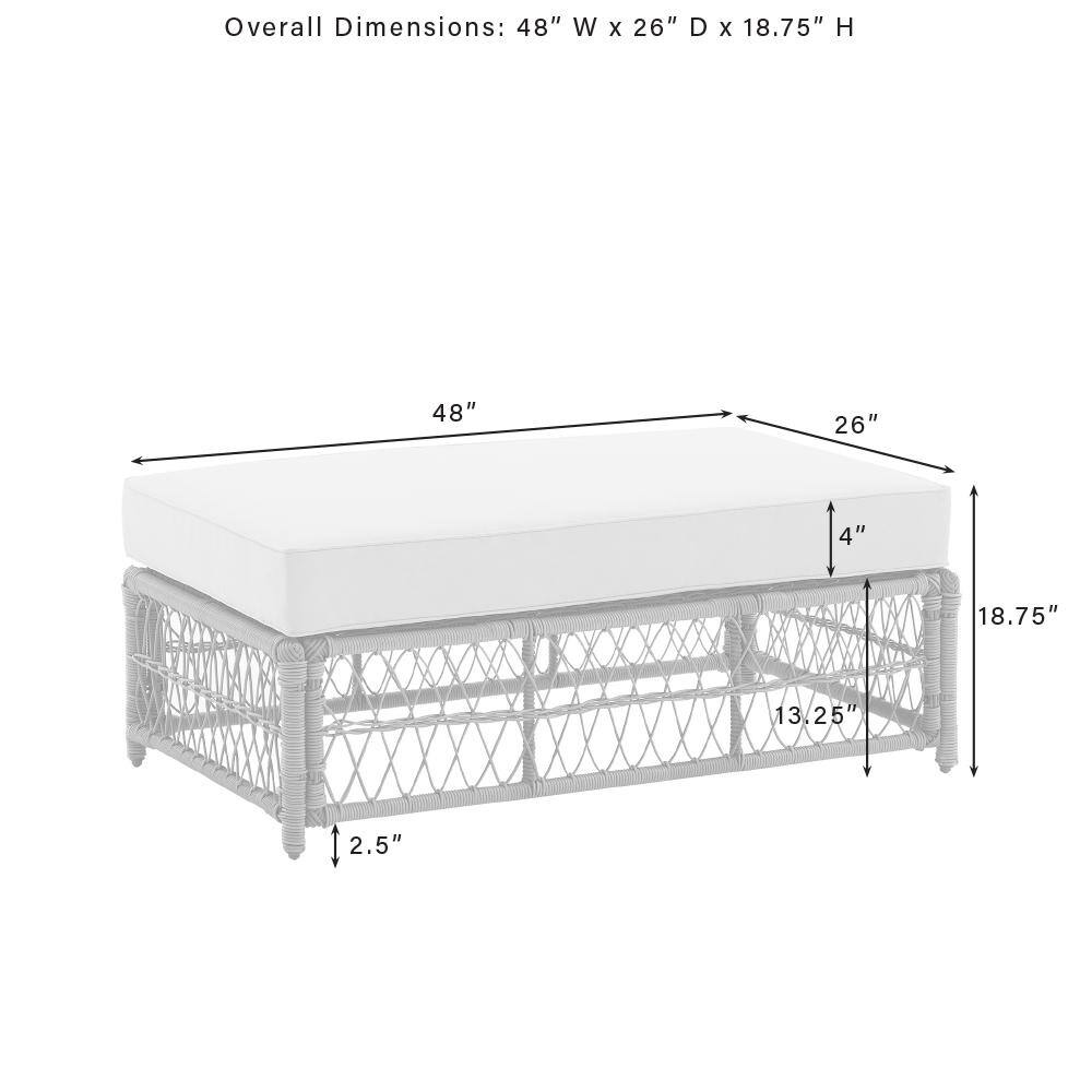 Overall Dimensions: 48" W x 26" D x 18.75" H

48" W x 26" D x 18.75" H

4" 

13.25" 

2.5"