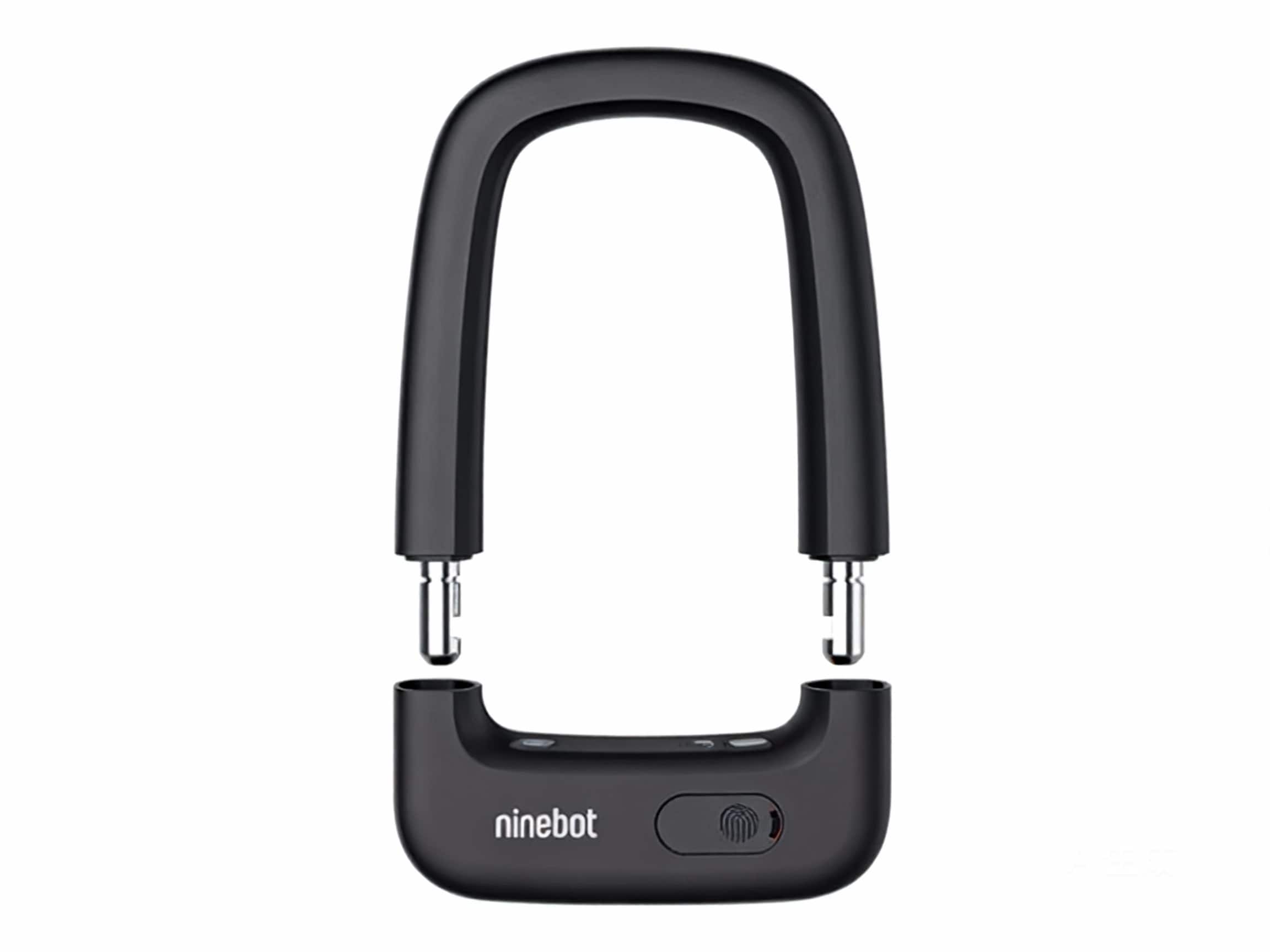 Segway - Ninebot Smart Fingerprint U-Lock, bluetooth, multiple fingerprint, prevent theft, APP - Black