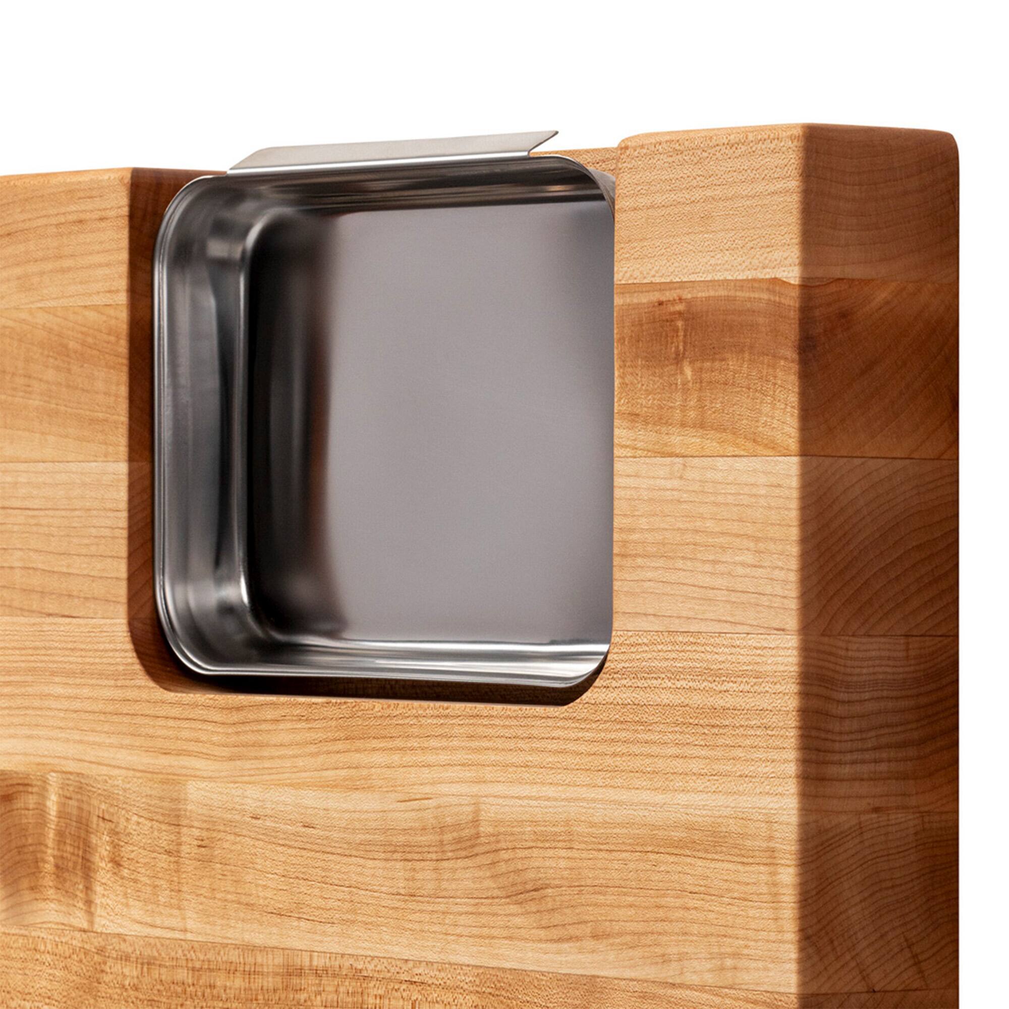 Alt View 5. John Boos - John Boos Reversible Wood Cutting Board with Juice Groove & Tray, Maple - Brown.