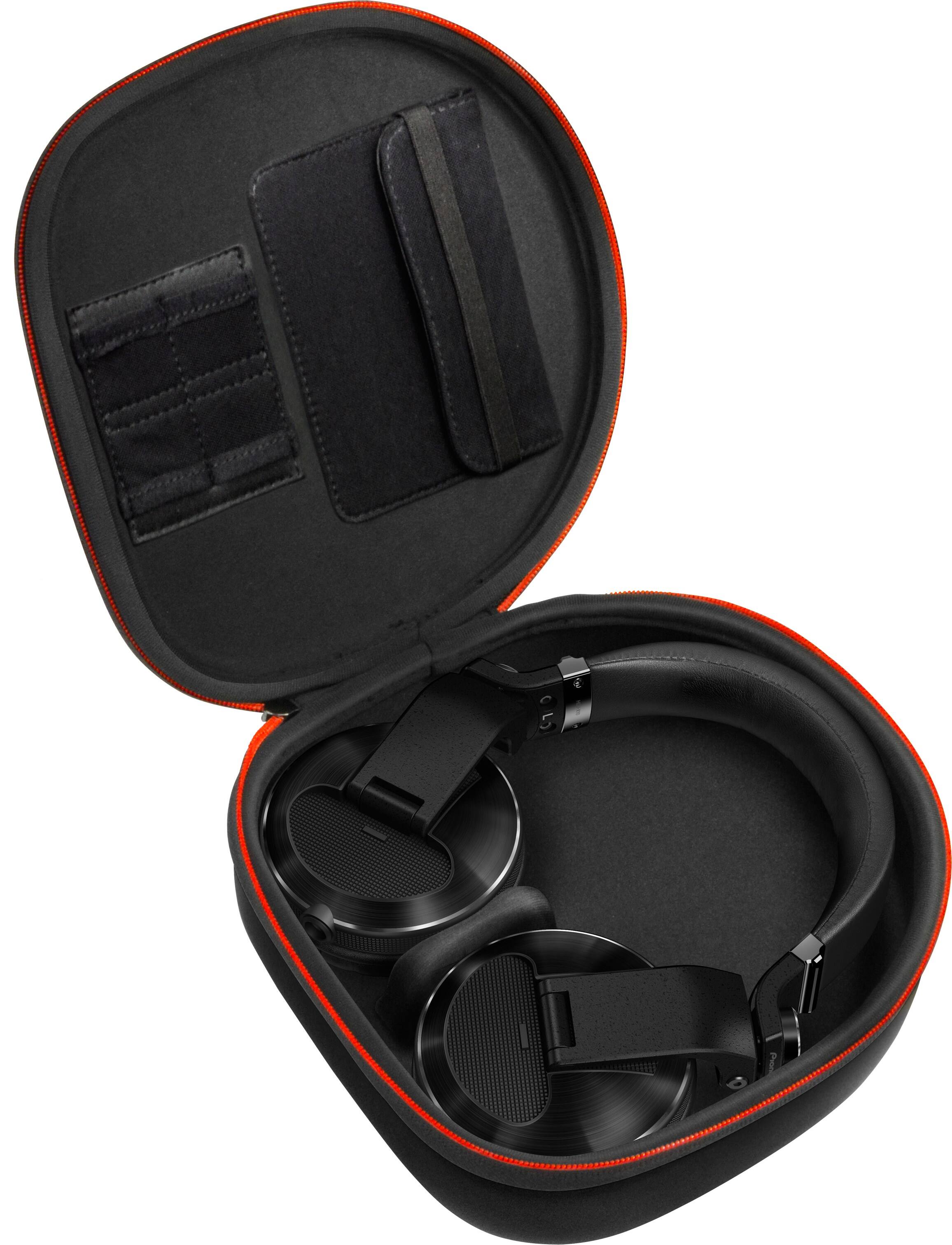 Alt View 3. Pioneer DJ - Flagship Over-Ear DJ Headphones, Includes Carrying Case, Coiled Cable & Straight Cable - Black.