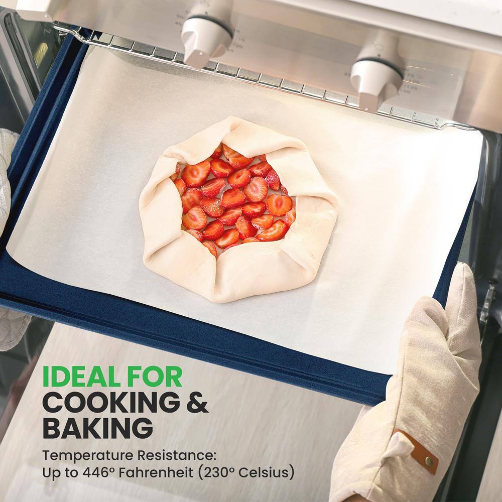 IDEAL FOR COOKING & BAKING

Temperature Resistance: Up to 446°F (230°C)