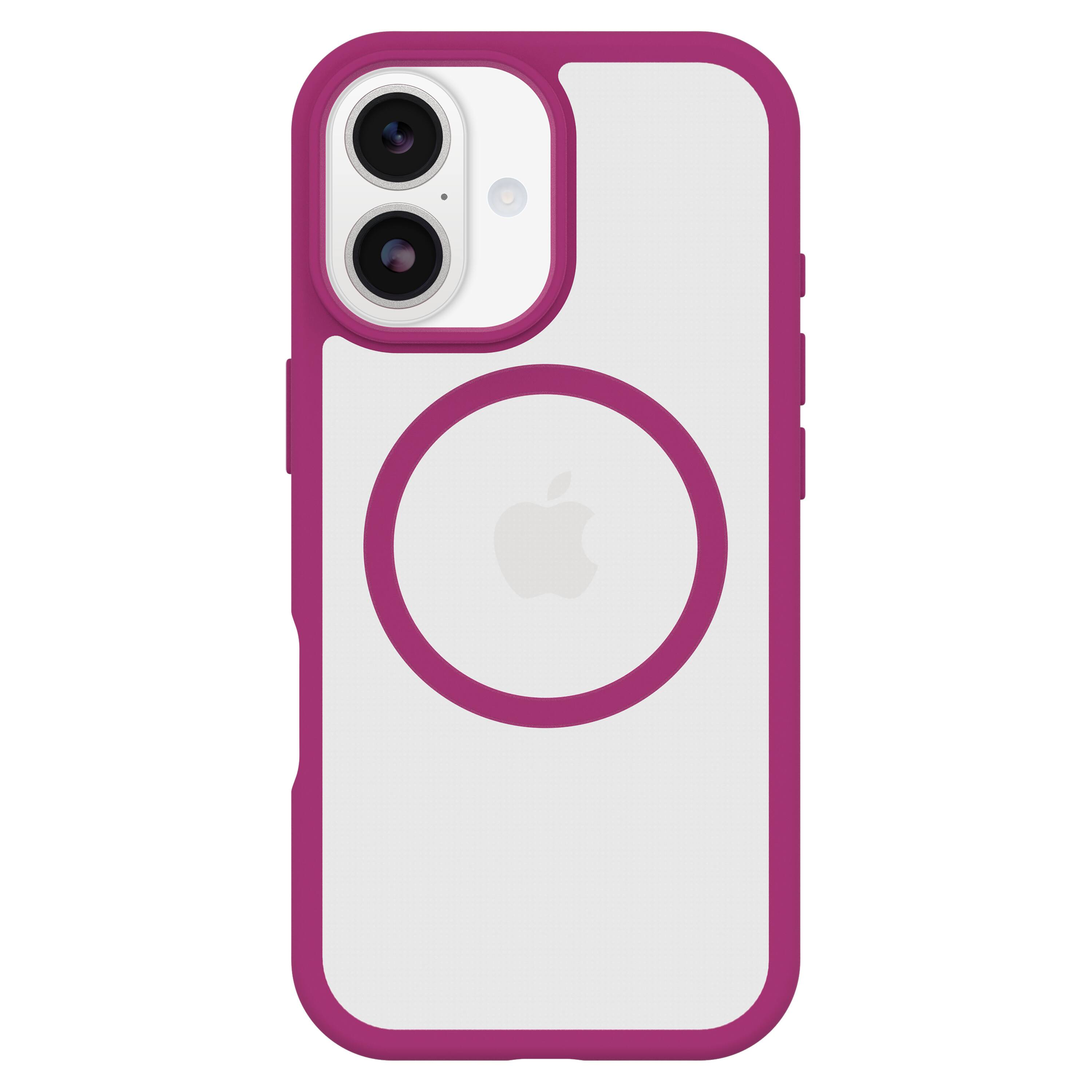Angle. OtterBox - Profile Series Magnet Hard Shell for Apple iPhone 17 - Pink.