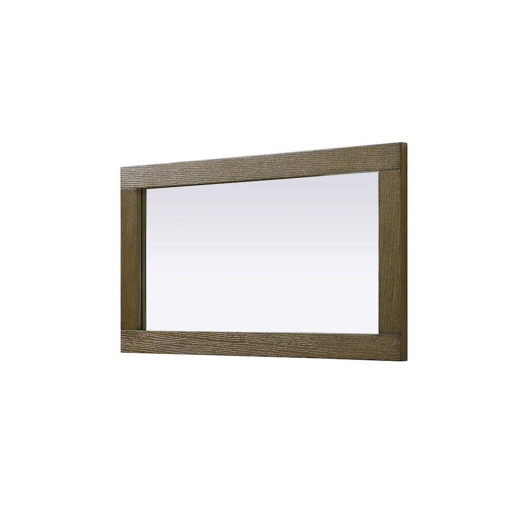 Alt View 1. Elegant Kitchen and Bath - Noah Wooden Rectangle Mirror 18 x 32 in Hazel Oak - Hazel Oak.