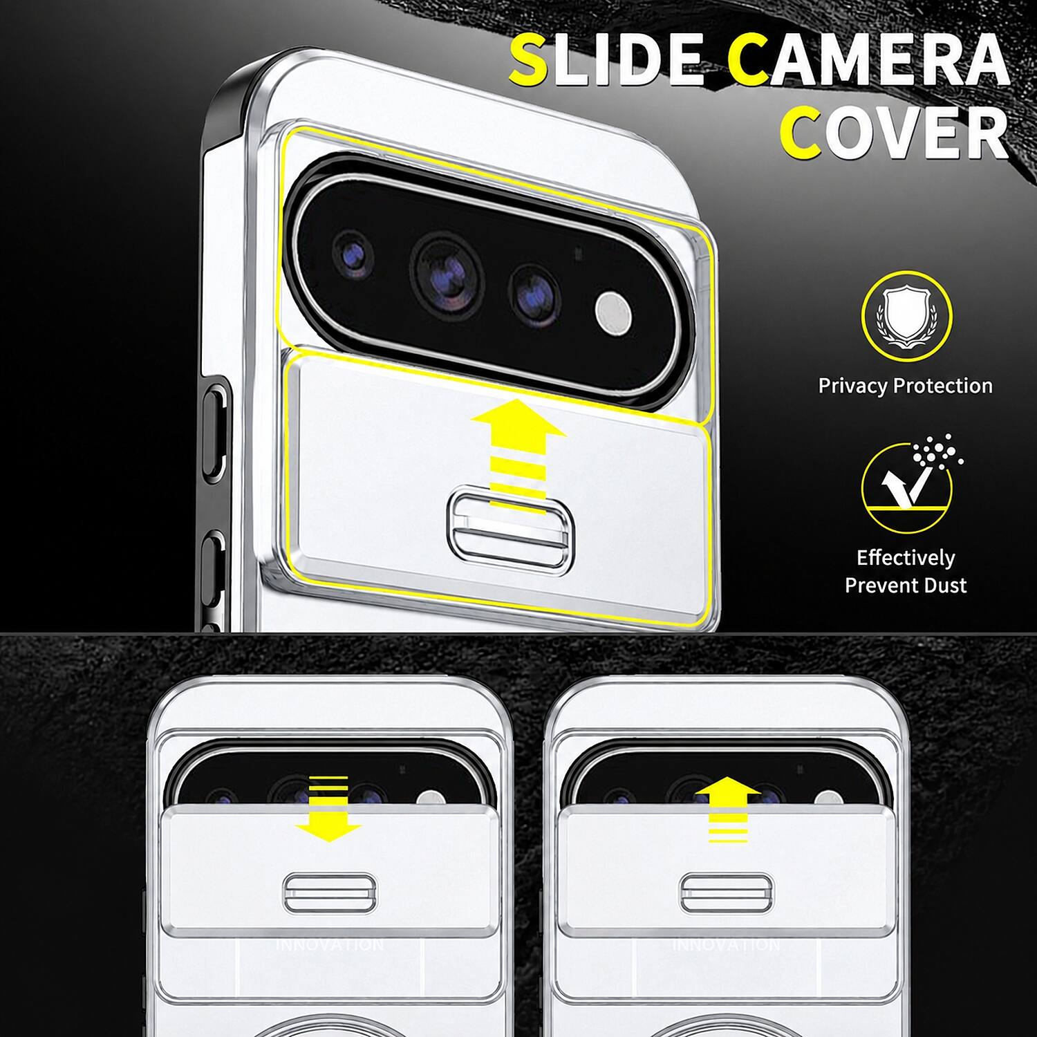SLIDE CAMERA COVER

Privacy Protection

Effectively Prevent Dust

INNOVATION