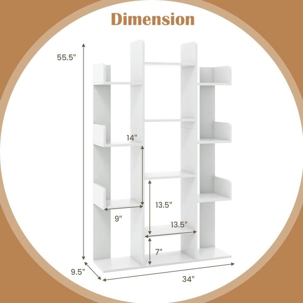 Dimension: 55.5" x 14" x 13.5" x 9" x 13.5" x 7" x 9.5" x 34"