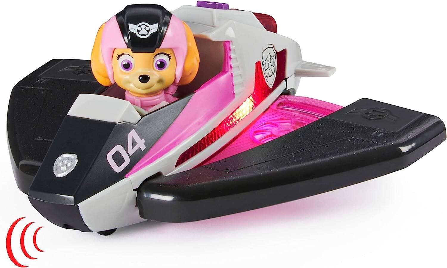 Alt View 1. Paw Patrol - Paw Patrol Skye Jet to the Rescue Deluxe Transforming Vehicle with Lights & Sounds, Collectible Pup Figure, Ages 3+ - Multicolor.