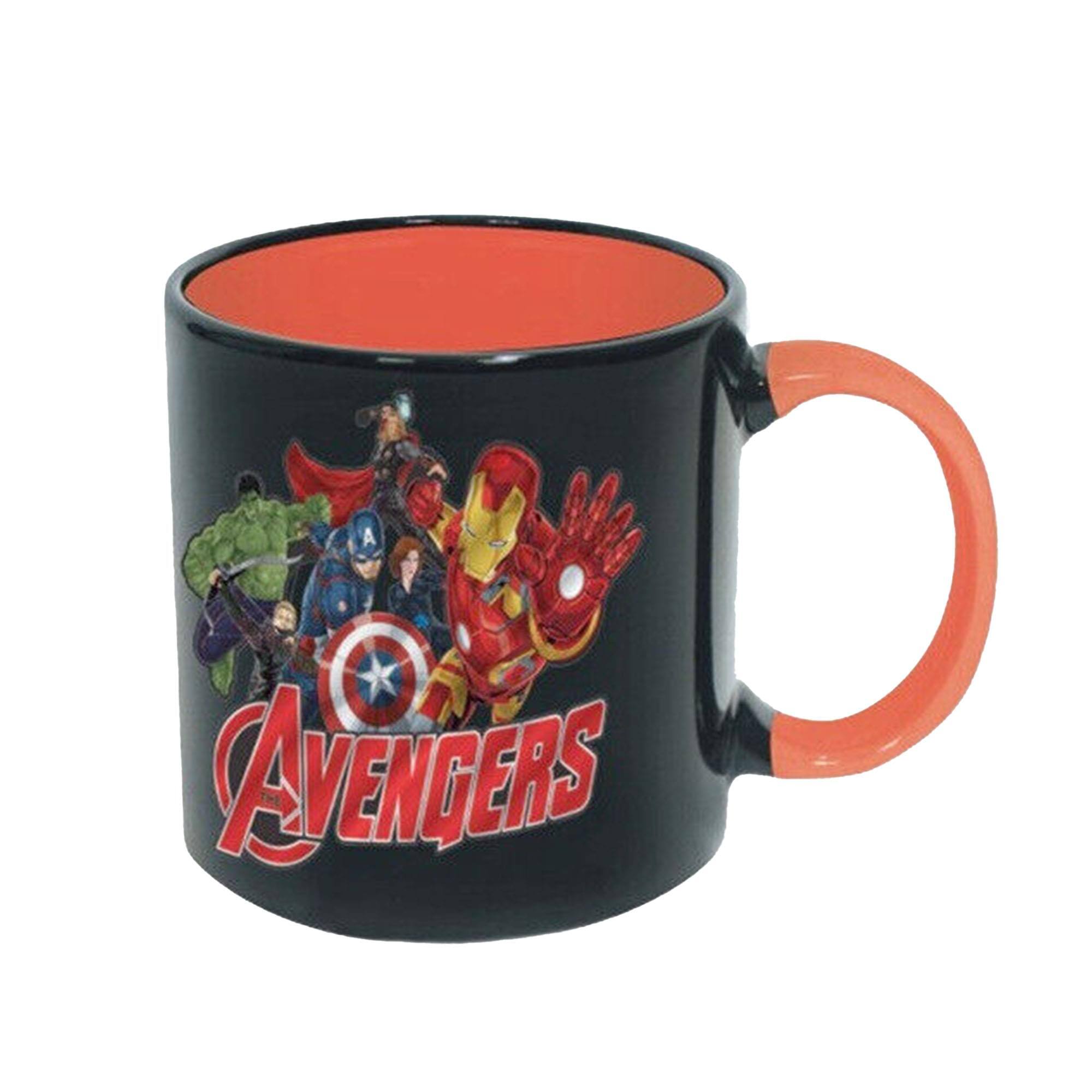 Alt View 1. Marvel - Avengers: Age of Ultron 20oz Iridescent Ceramic Mug - Red.