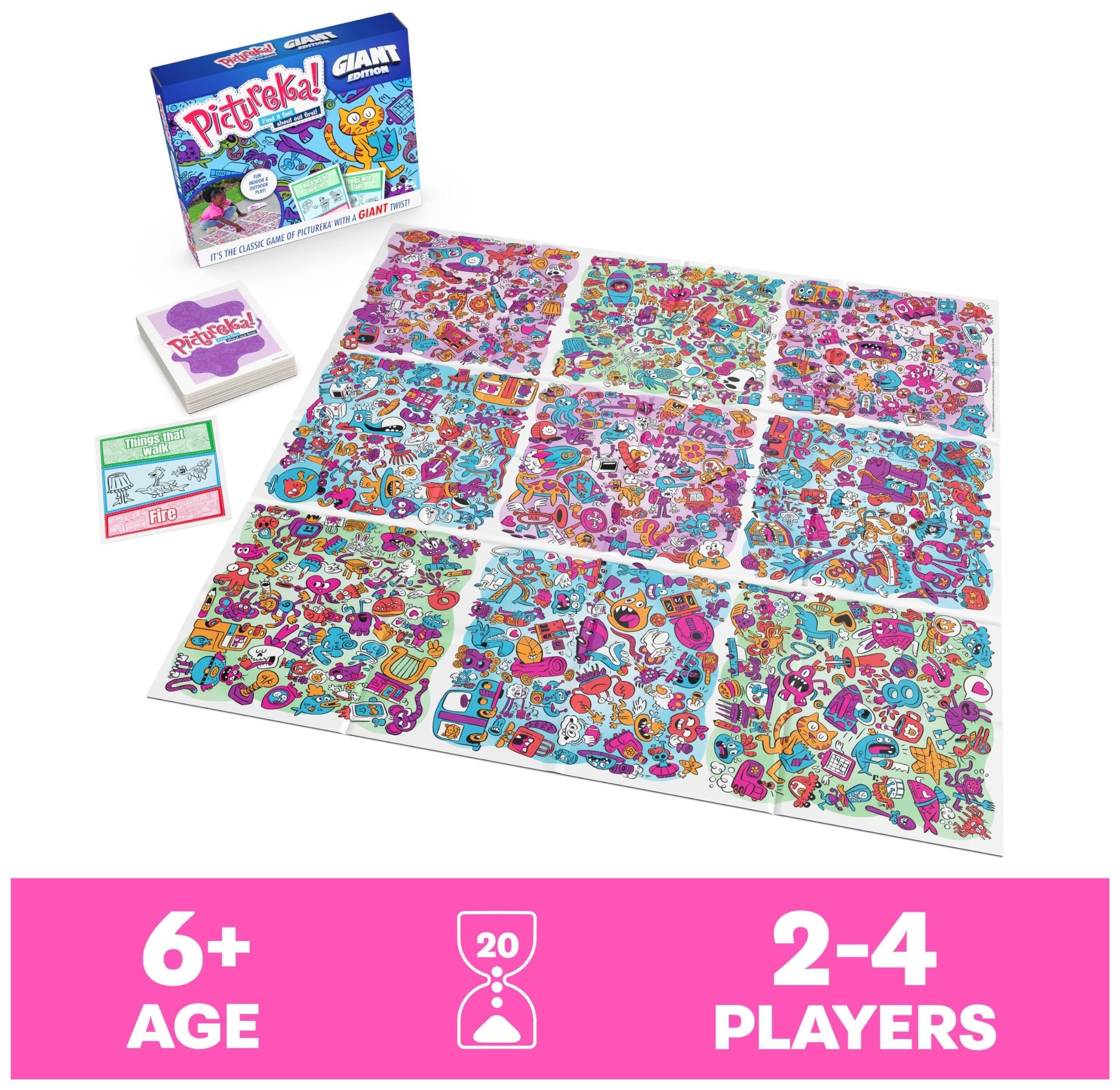 C ZART urs GIANT ETIOR Pictureka! Sd PP - - - | Lo TLT - . GIANT anin - PCTURIES CAR TN CLAISE NS Pichrekal Thaivas ] W-WK 9 be Fire YOF 6+ AGE 2-4 PLAYERS

6+ AGE  
2-4 PLAYERS