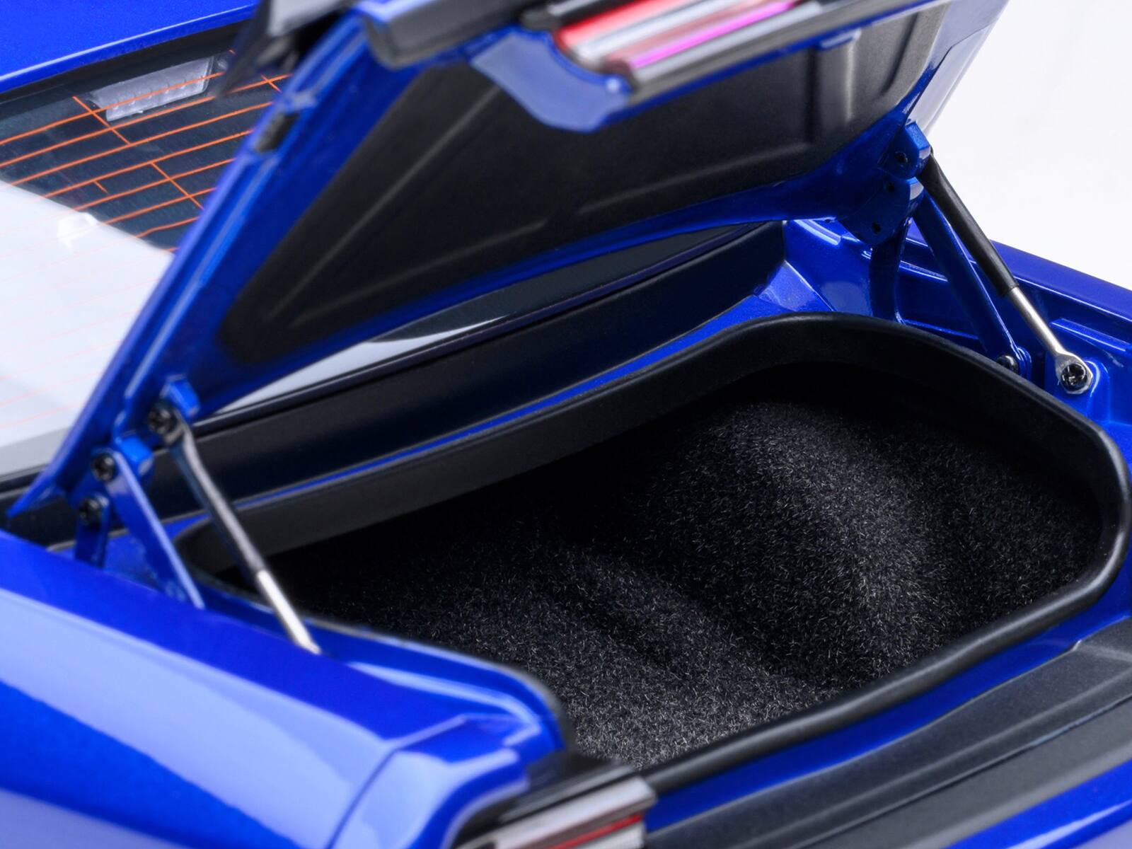 Alt View 7. Autoart - 2022 Dodge Challenger R/T Scat Pack Widebody Indigo Blue 1/18 Model Car by Autoart.