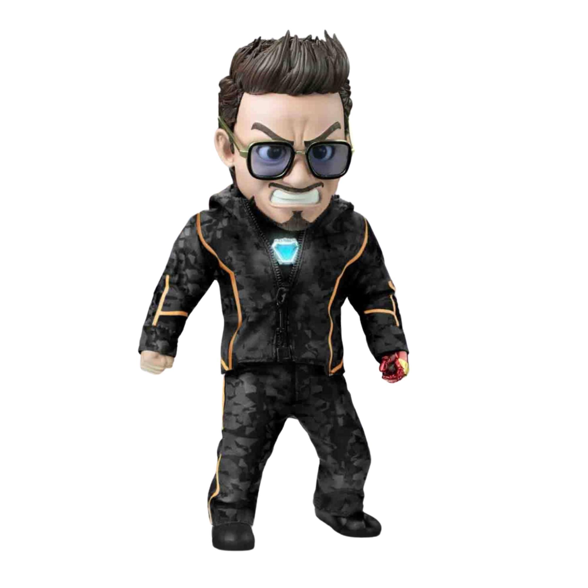 Alt View 1. Marvel - Marvel Egg Attack Action Figure | Tony Stark Nano Suit - Black/Red.