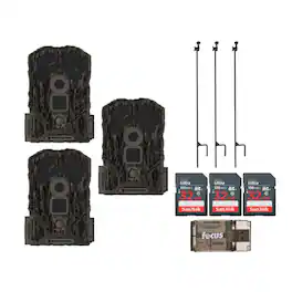 Stealth Cam - Browtine 14MP Trail Camera Ground Post Starter (3-Pack)
