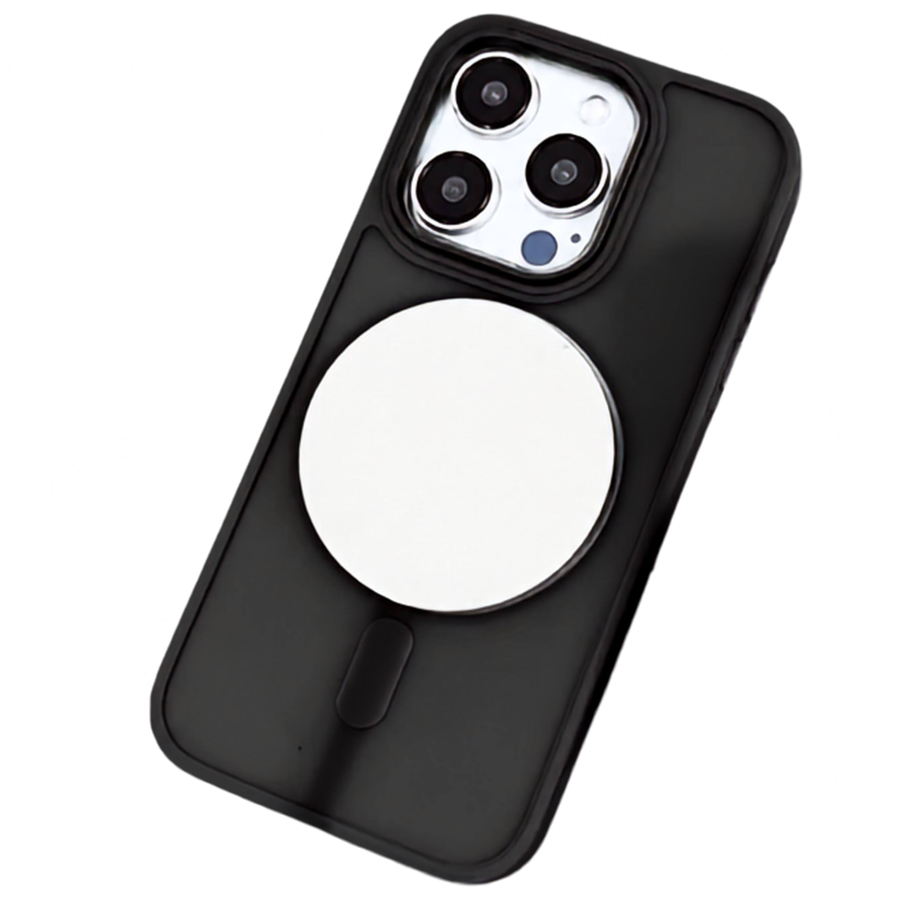 Left. Kitcheniva - Sleek Shockproof Protective Phone Case For iPhone iPhone 16 Plus Black - Black.