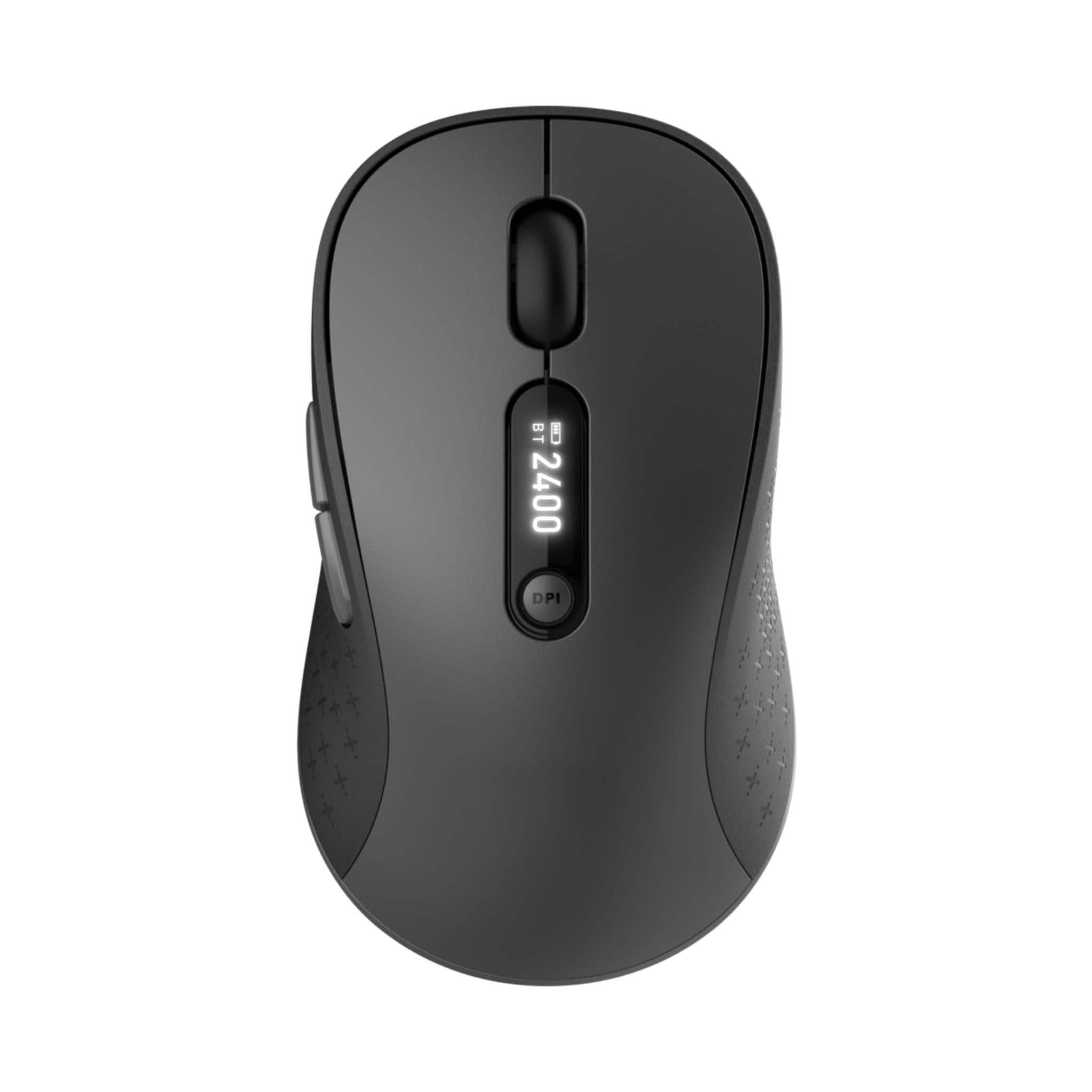 Cozy Serene - Wireless Mouse Rechargeable Silent Type-C LED B15pro 5.0/4.0 2.4g Tri-mode With Screen - Wireless - B15 pro