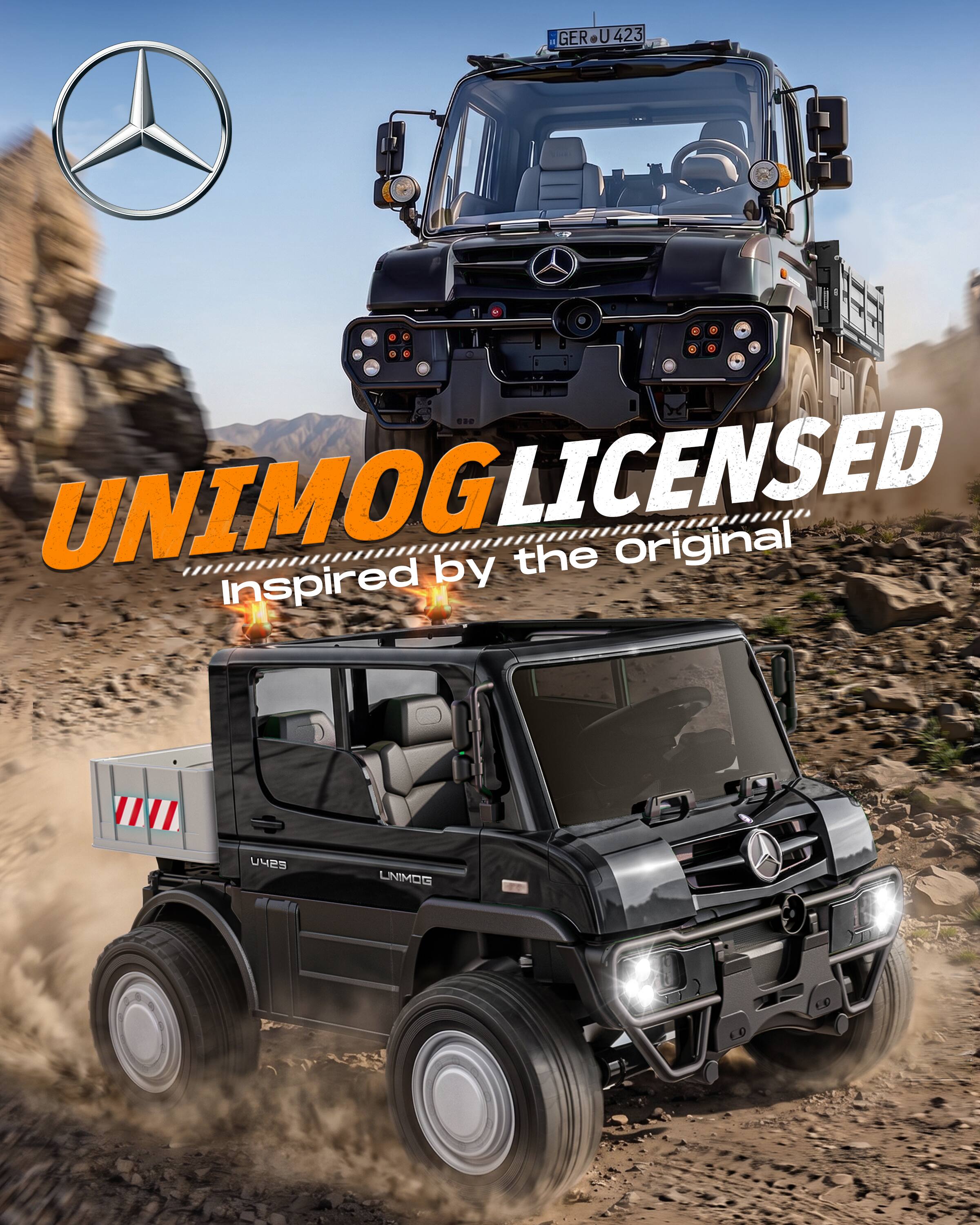 A GER U423  
UNIMOG LICENSED  
Inspired by the Original  
UNIMOG