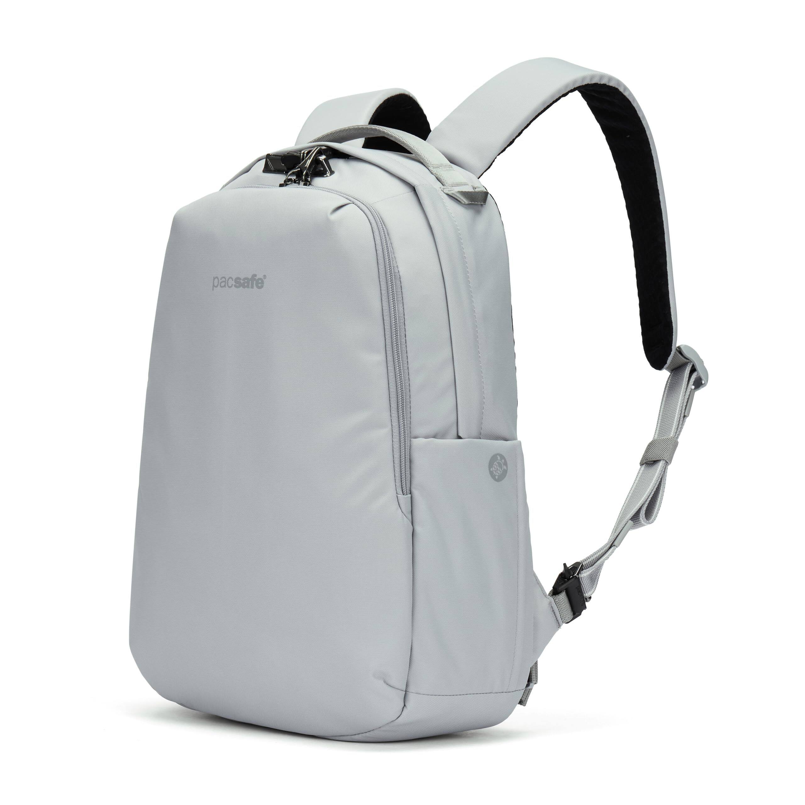 Angle. Pacsafe - V 16L All-around Backpack - Digital Gray.