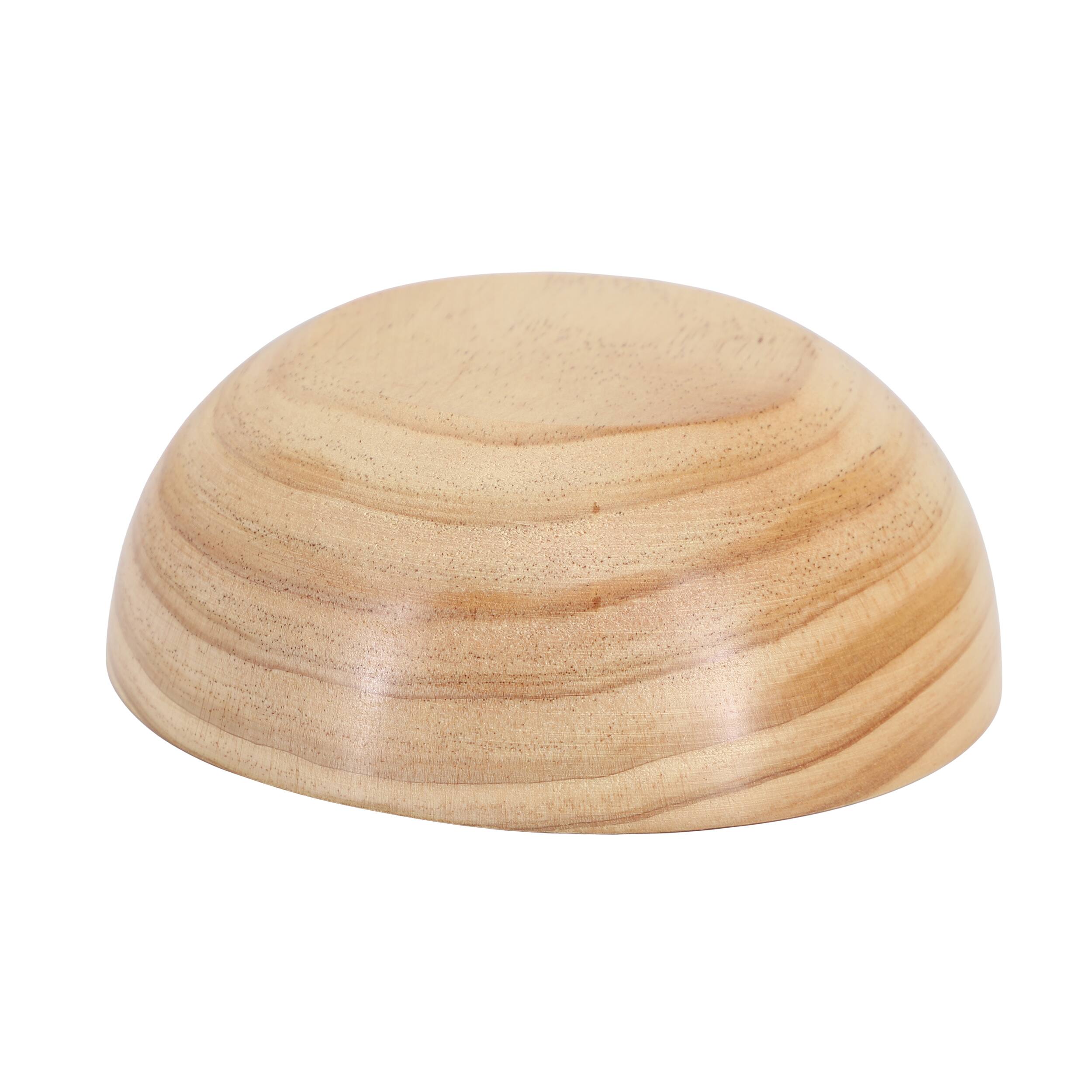 Alt View 2. MegaChef - MegaChef 6 Piece 7 Inch Pine Wood Bowl Set in Tan - Light Brown.