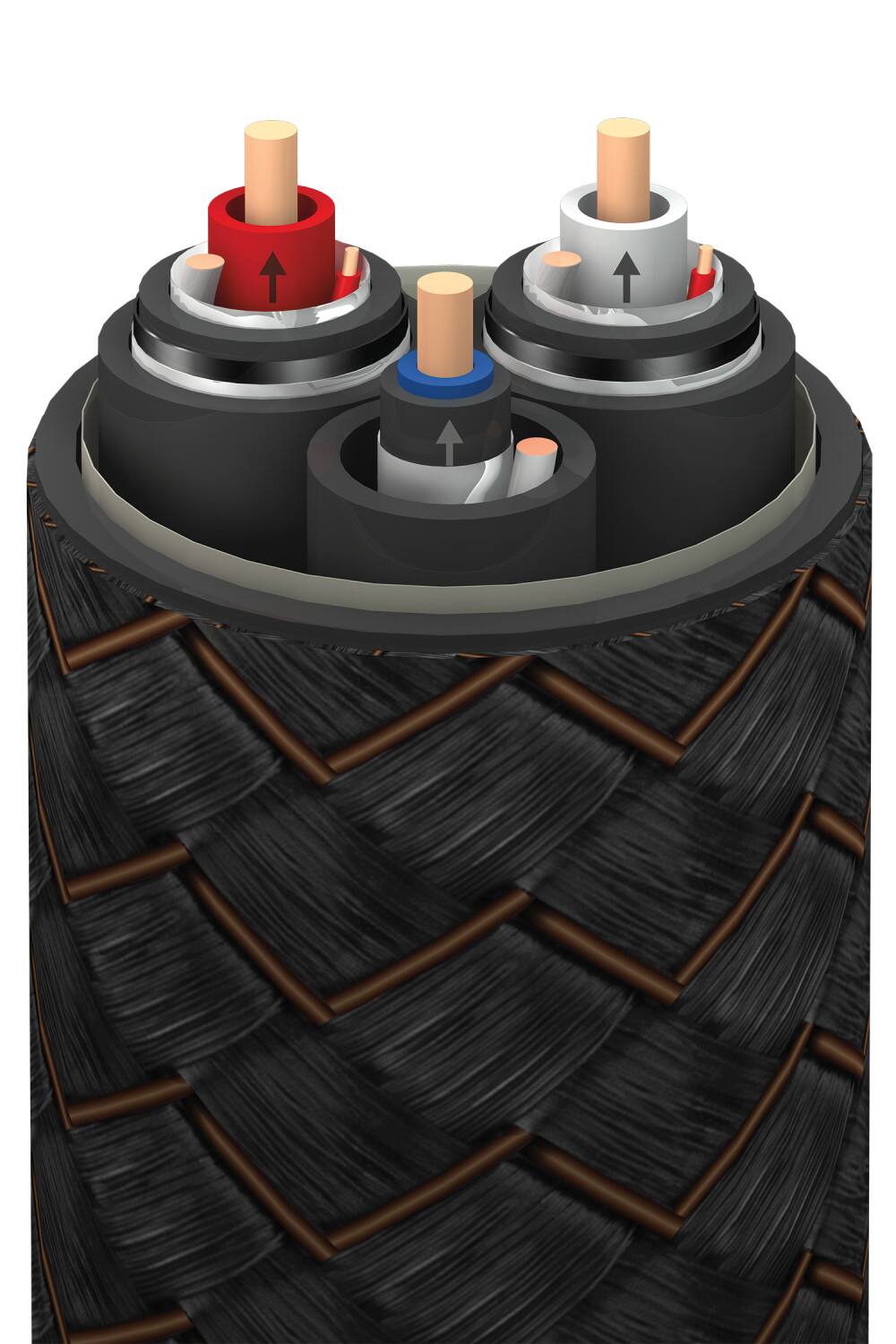 Alt View 13. AudioQuest - Pegasus XLR > XLR 16.4' Analog Audio Interconnect Cable - Brown on Black.