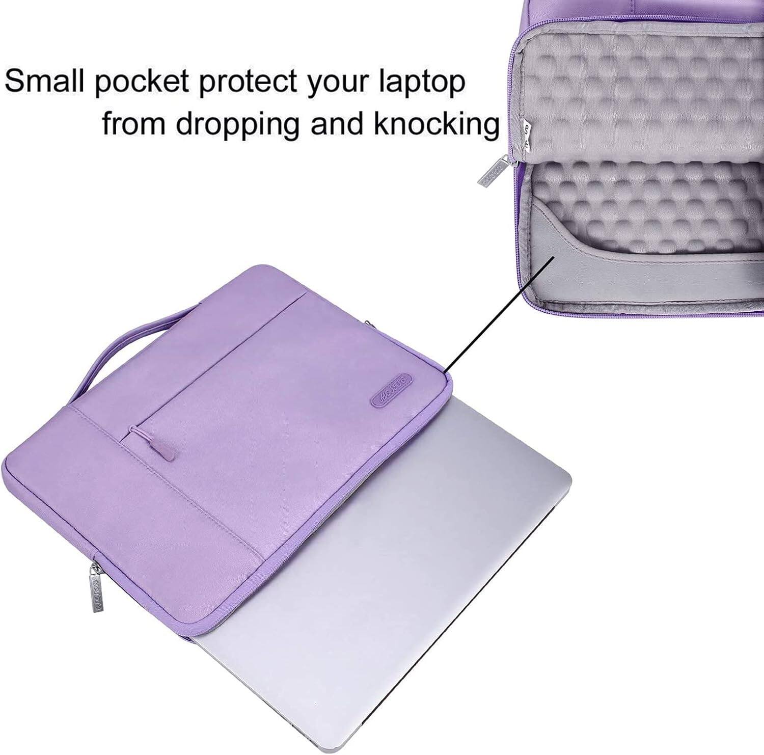 Small pocket protect your laptop from dropping and knocking.