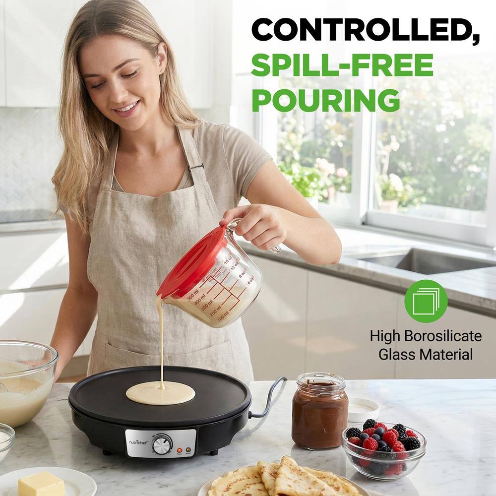 CONTROLLED, SPILL-FREE POURING

500ml | 400ml | 300ml | 200ml | 100ml

High Borosilicate Glass Material