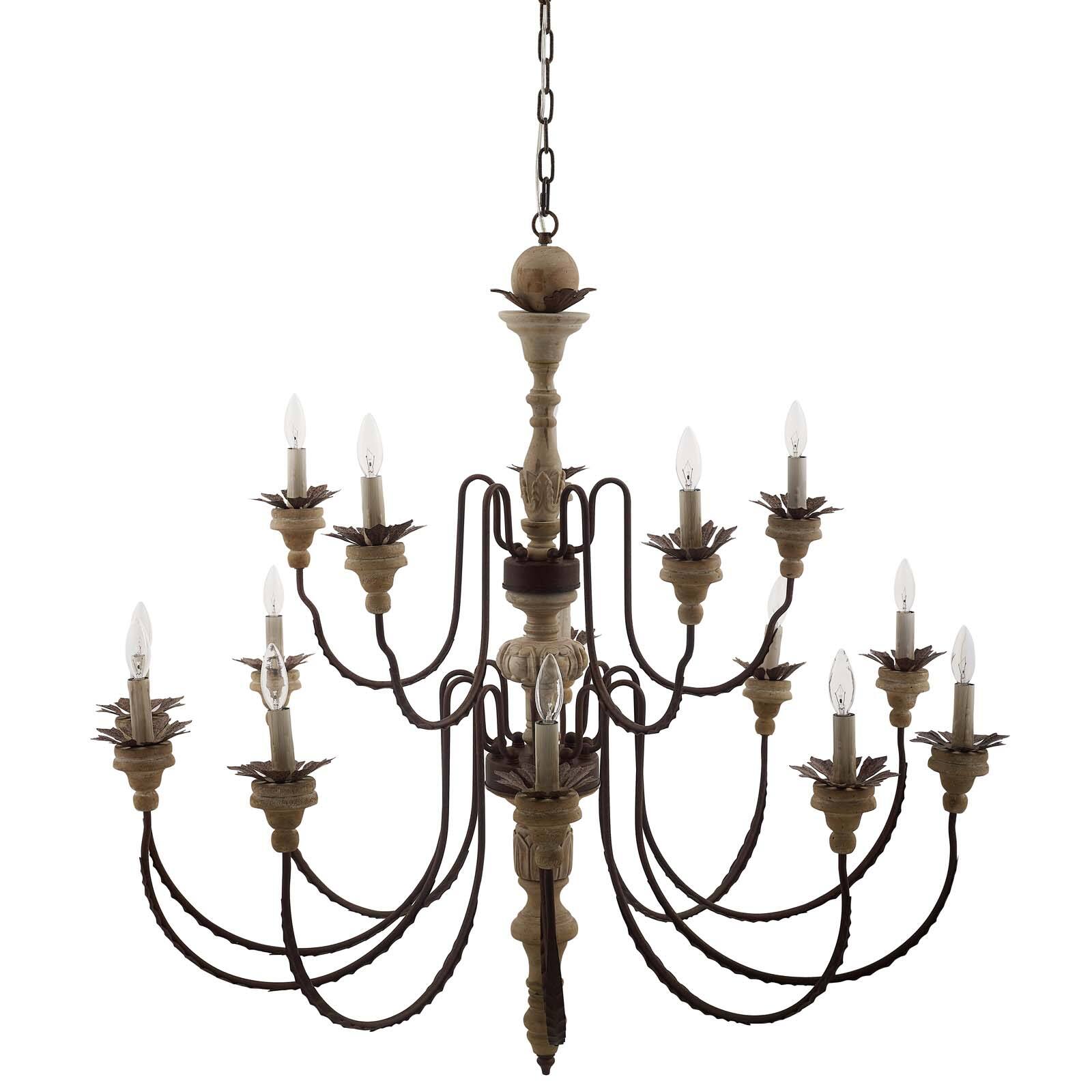 Back. Modway - Nobility Pendant Light Ceiling Candelabra Chandelier by Modway - Black.