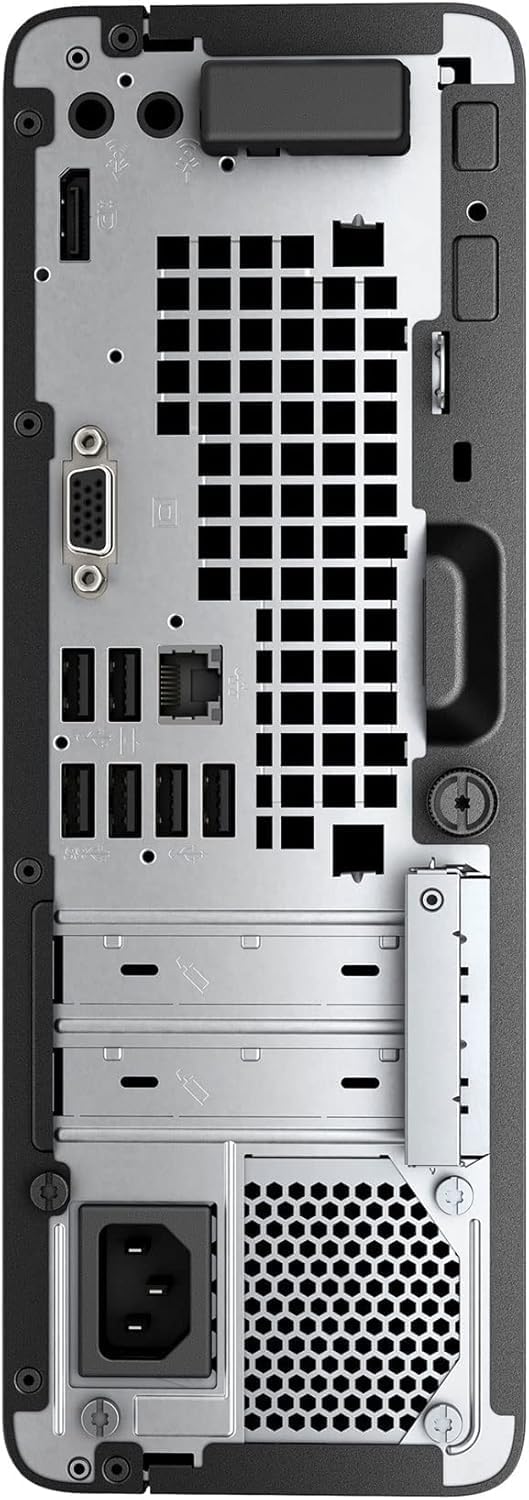 Left. HP - HP Prodesk 600G4 SFF Desktop PC Combo, Intel i5-8500 3.0 up to 4.1Ghz, 16GB DDR4 RAM, 500GB SSD, New 24" LCD, WIN11PRO - Black.