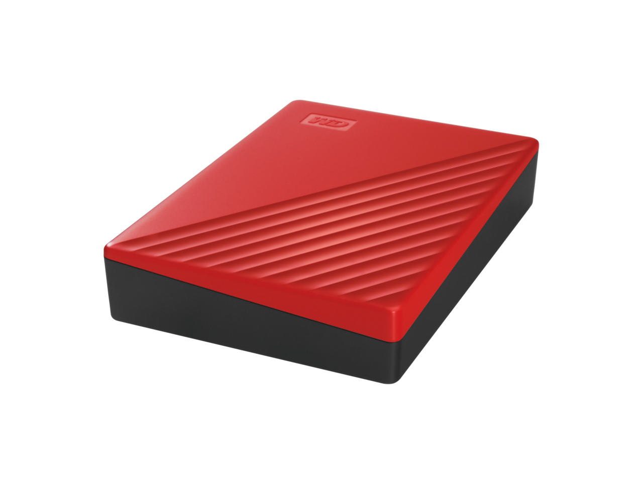 Alt View 2. Western Digital - WD 6TB Portable Storage External Hard Drive  ( WDBR9S0060BRD-WESN ) Red - Red.