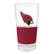Front. Great American Products - Arizona Cardinals 22oz. Pilsner Glass with Silicone Grip - Red.