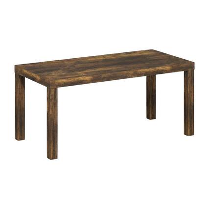 Front. FurniFact - Amber Pine Coffee Table with Classic Simple Design and Durable Construction - Amber Pine.