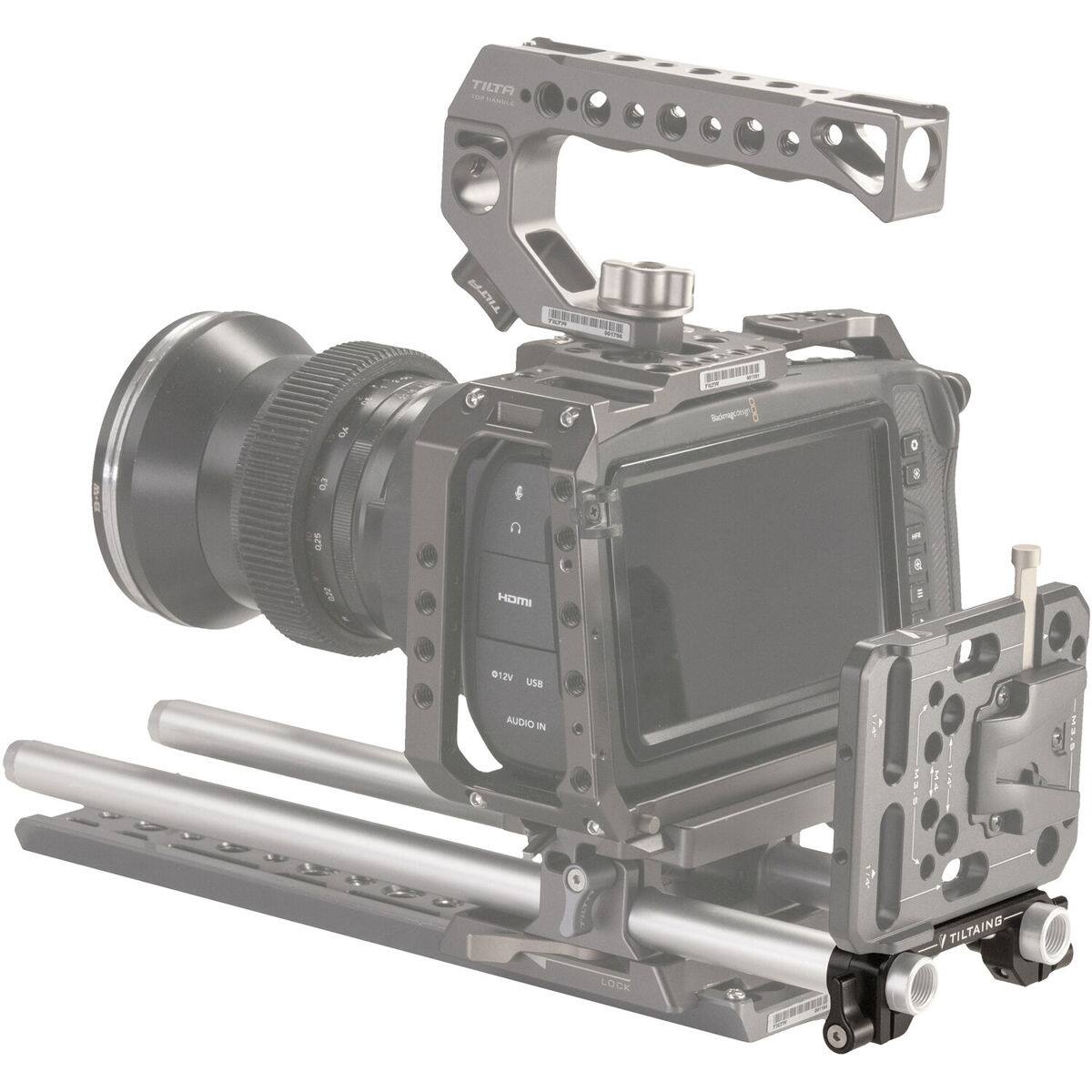 TILTA TILTP FO.m - BW d gi 4 8 S C Homi 1 012V uSE AUDIO IN 7 TILTAING LOCK