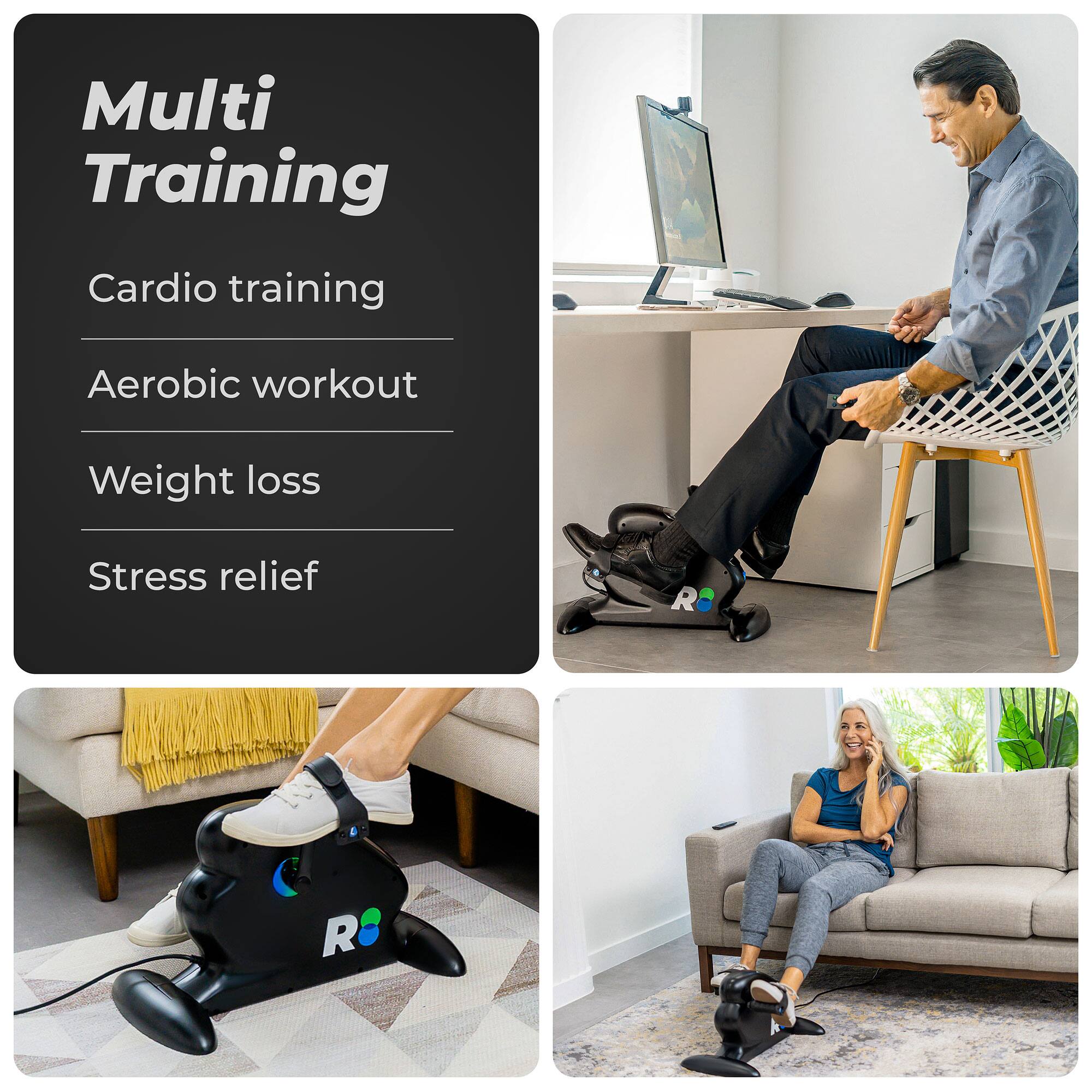 Multi Training

- Cardio training
- Aerobic workout
- Weight loss
- Stress relief