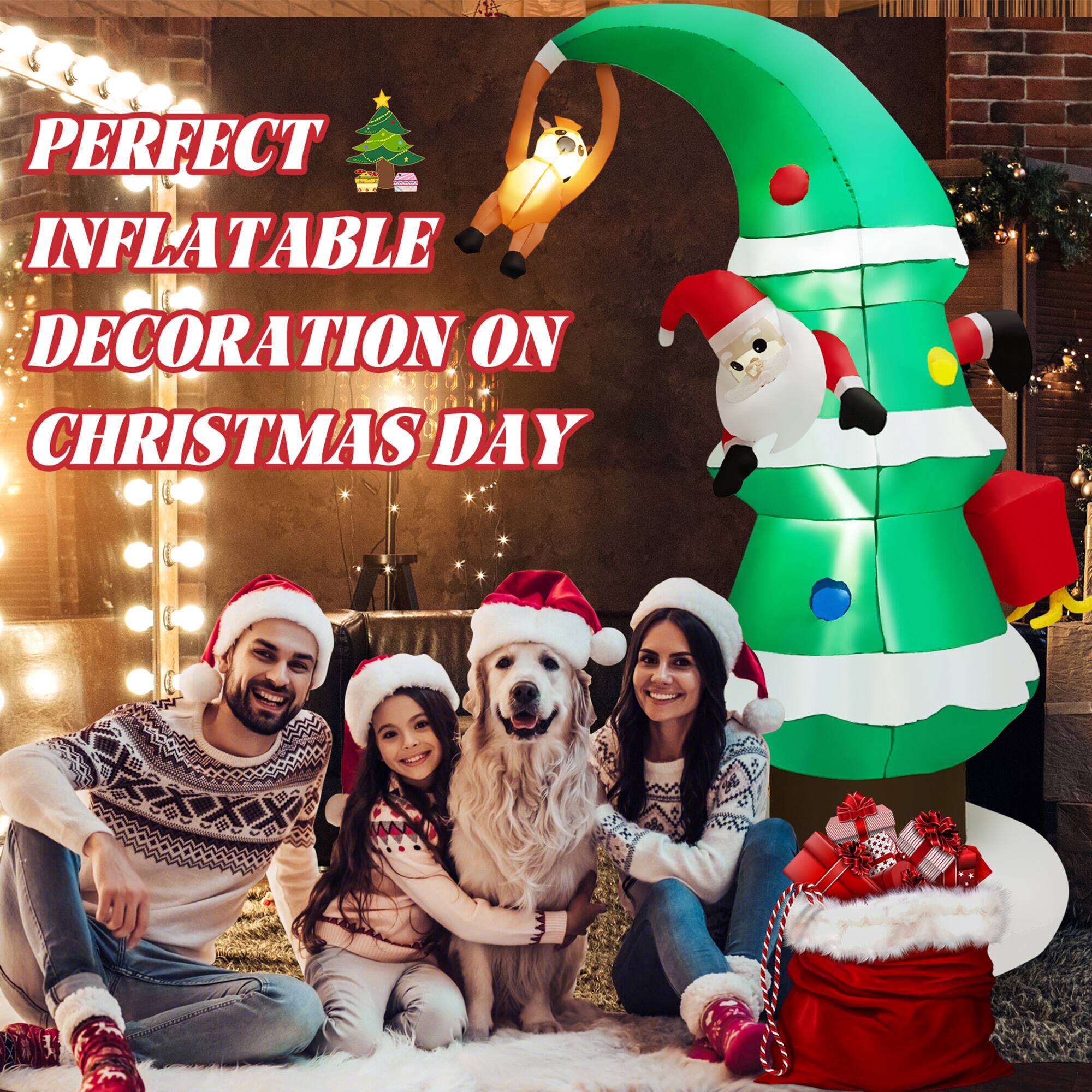 PERFECT INFLATABLE DECORATION ON CHRISTMAS DAY