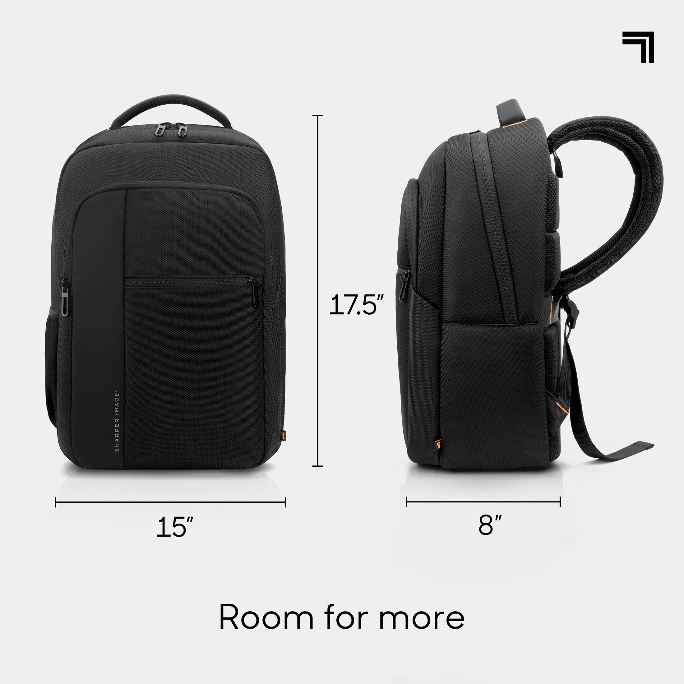 17.5" MADE SHARPER  
15"  
8"  
Room for more