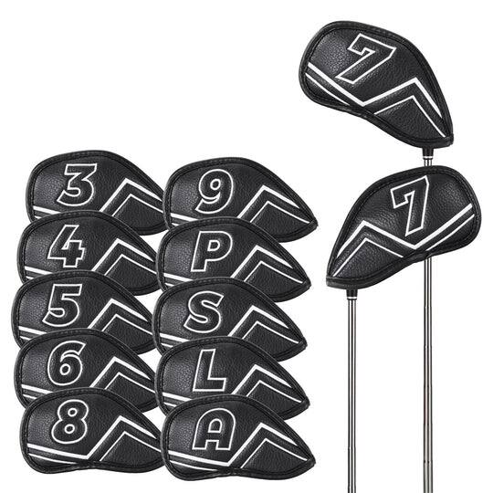 WELSPO - 11 Pcs Magnetic Golf Iron Head Covers - Black price history on PriceWatchPro