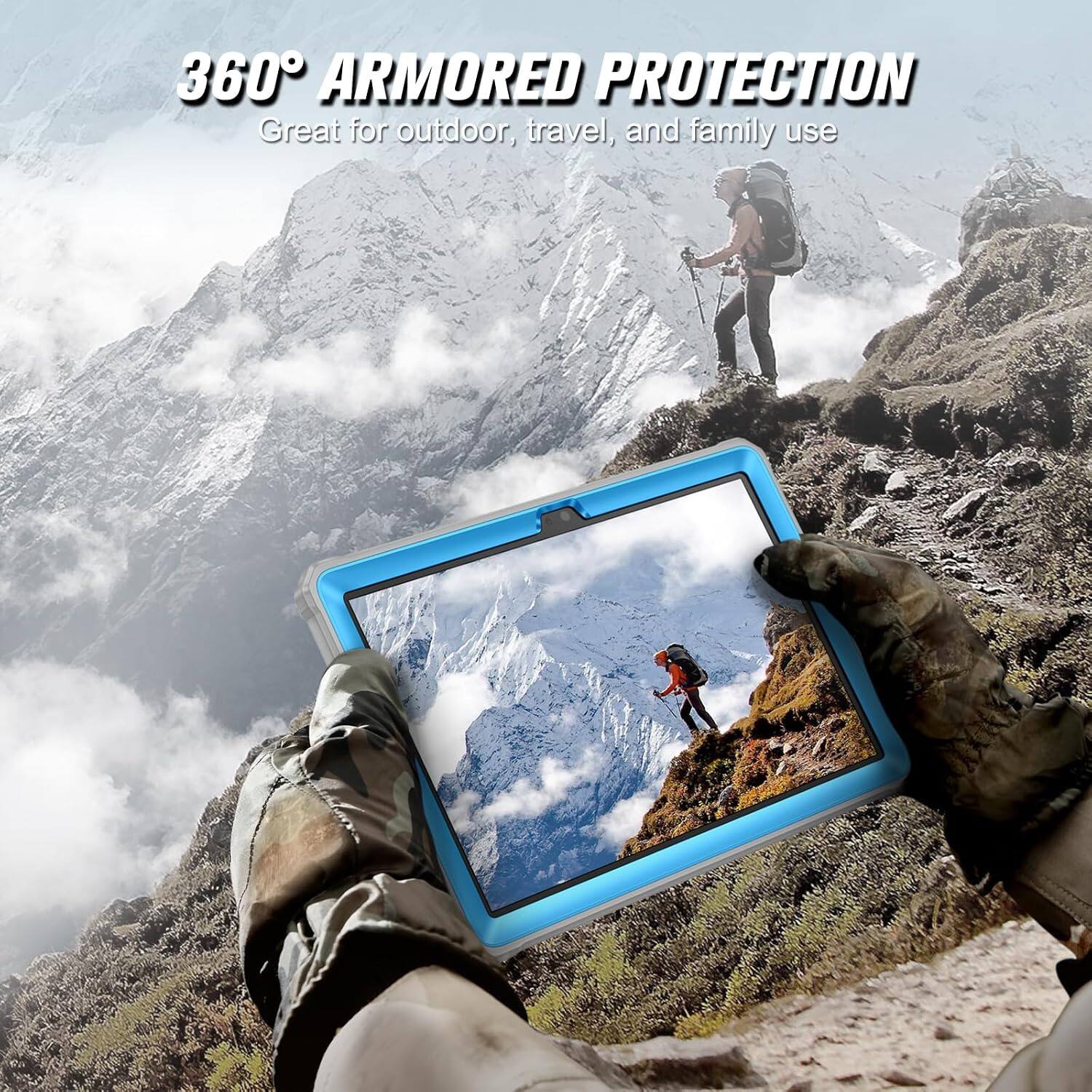 360° ARMORED PROTECTION  
Great for outdoor, travel, and family use
