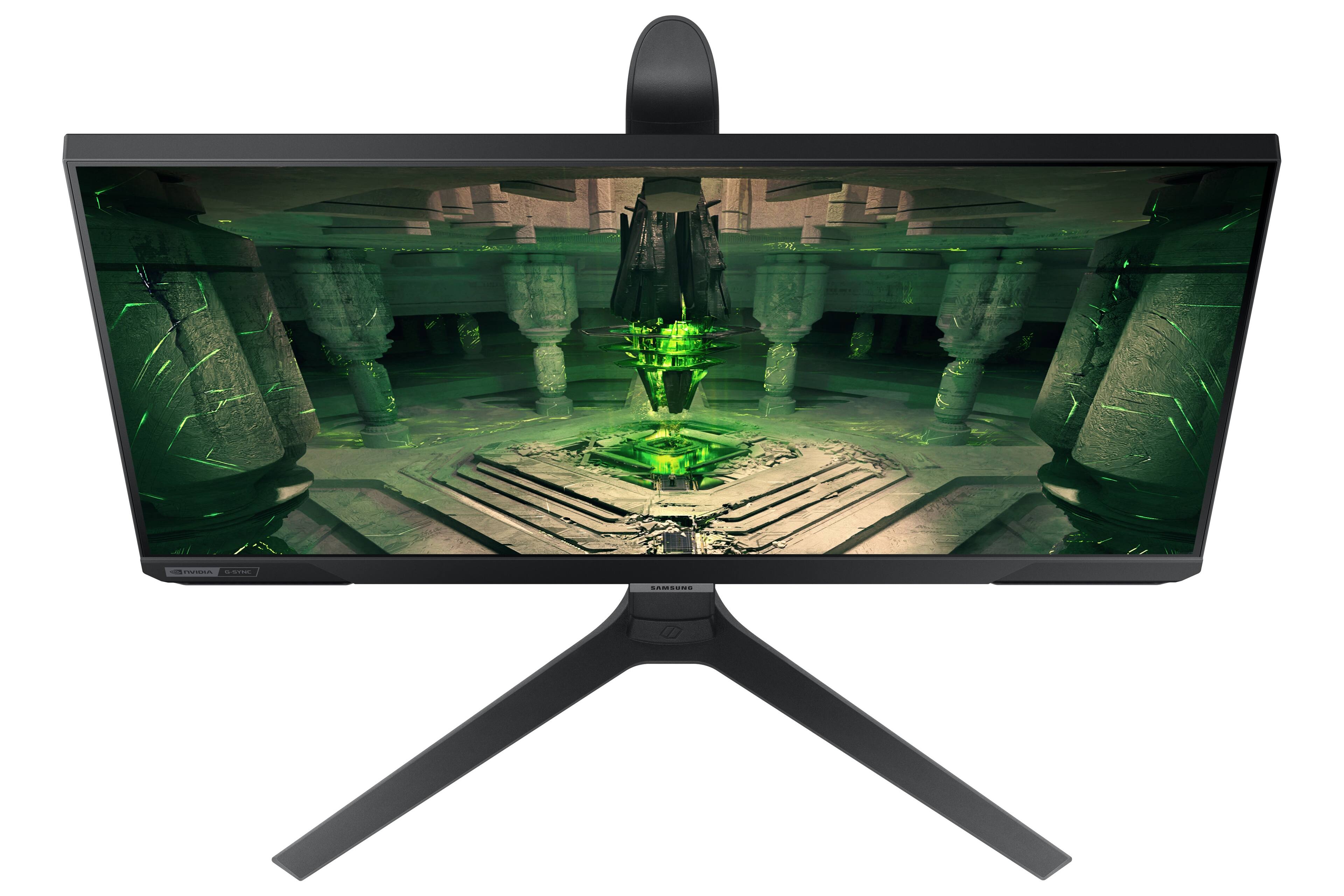 Alt View 27. Samsung - 25" Odyssey G40B FHD IPS 240Hz 1ms G-Sync Gaming Monitor - Black.