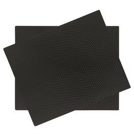 Range Kleen - Set of 2 Black Matte Nonslip Counter Mat 17 x 20-Inches
