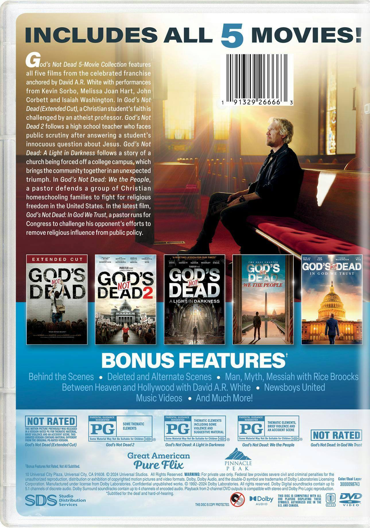 Back. God's Not Dead: 5-Movie Collection [DVD].