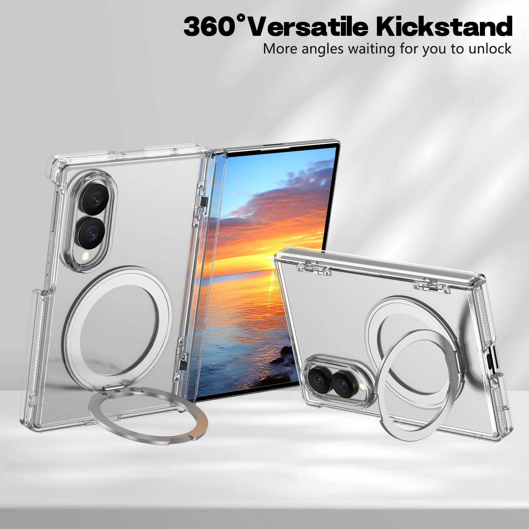 360° Versatile Kickstand  
More angles waiting for you to unlock