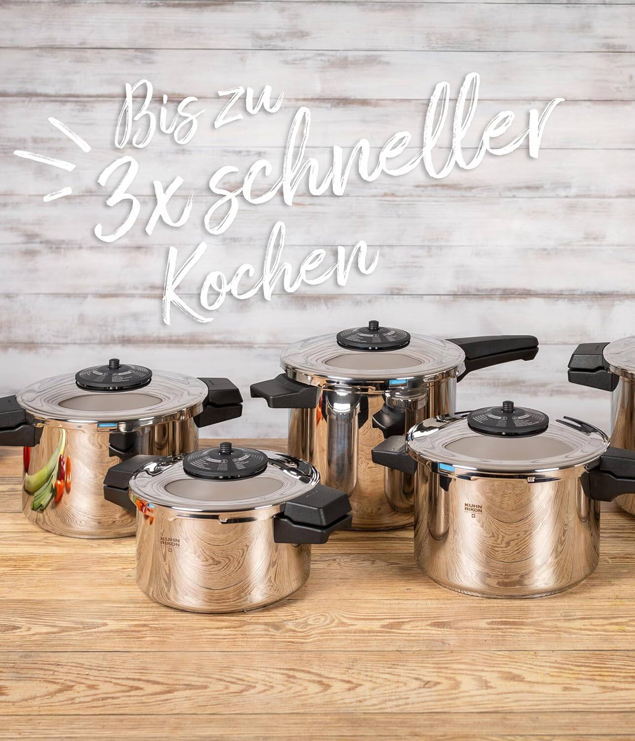 Kuhn Rikon Duromatic Classic Neo Long handle Stovetop Pressure Cooker ...