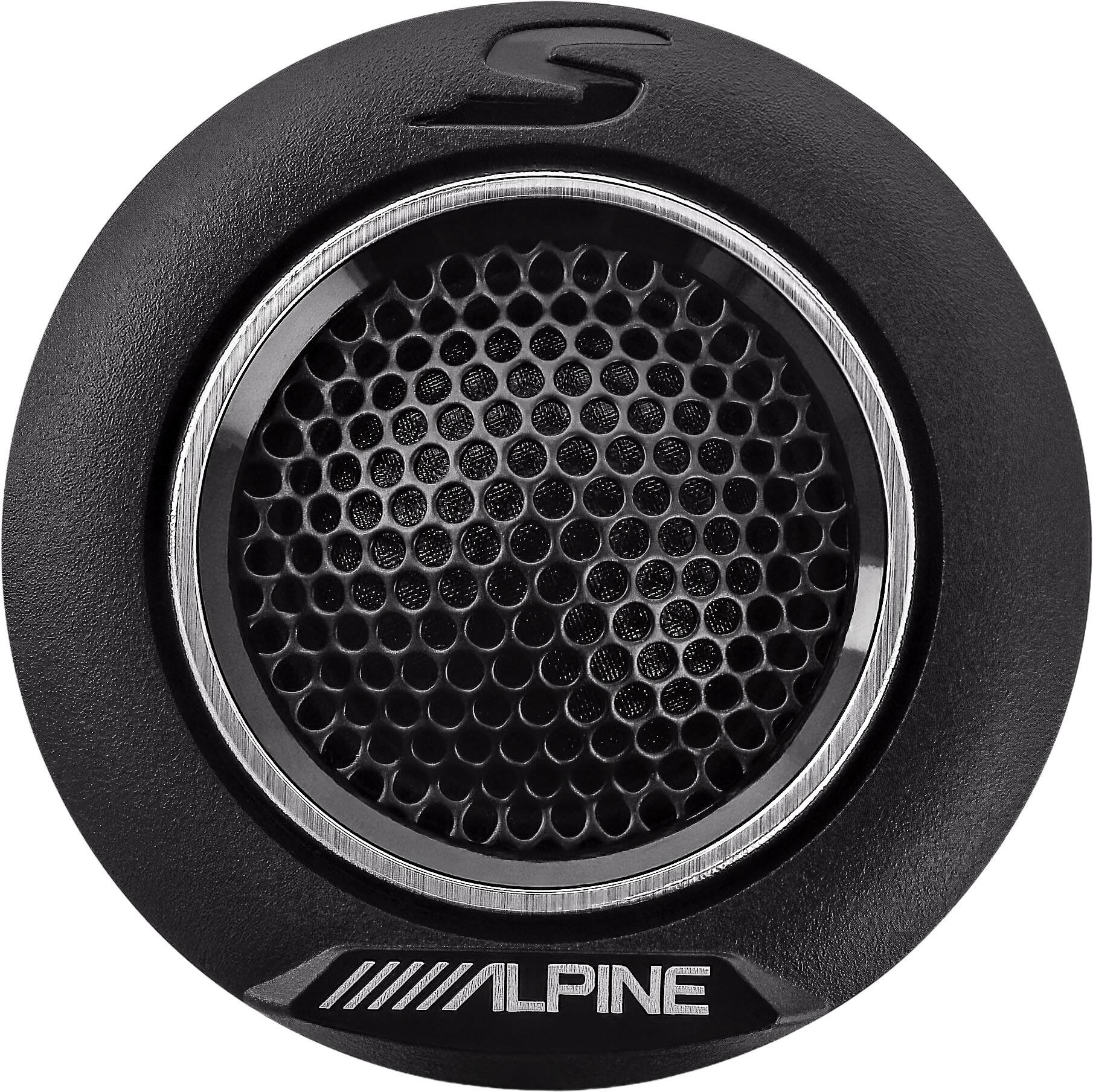 Alt View 1. Alpine - S-Series 1" Car Tweeter with Silk Dome Speaker Pair - Black.