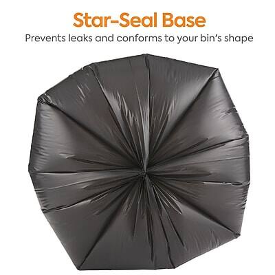 Star-Seal Base  
Prevents leaks and conforms to your bin's shape