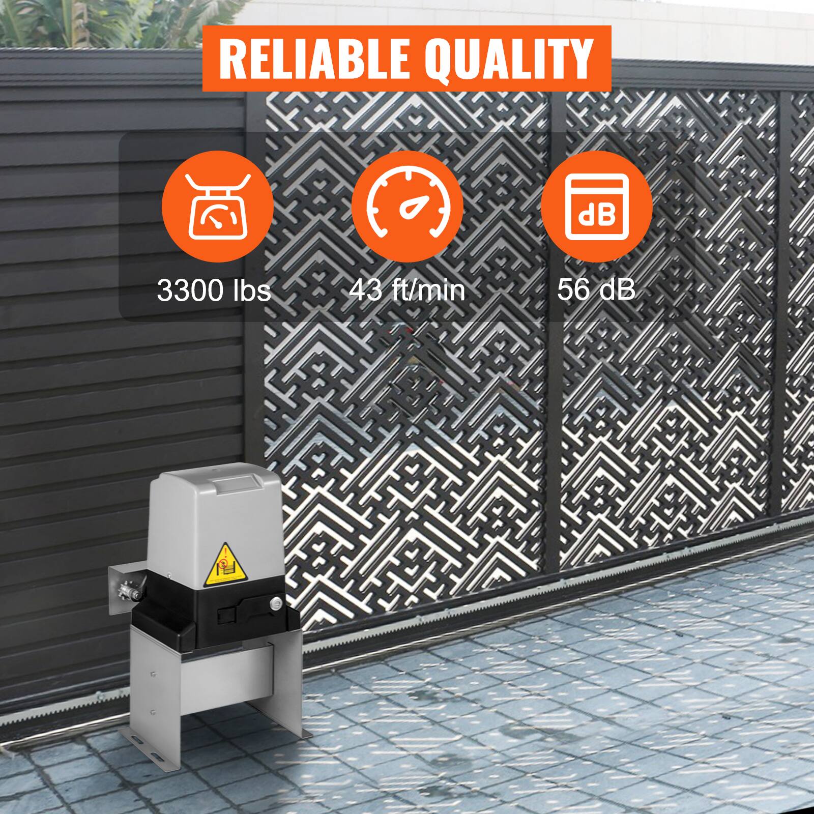 RELIABLE QUALITY
3300 lbs
43 ft/min
56 dB