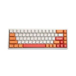 Pro Link Techs - Personalized Minimalist Peach Mechanical Keycaps - Multicolor