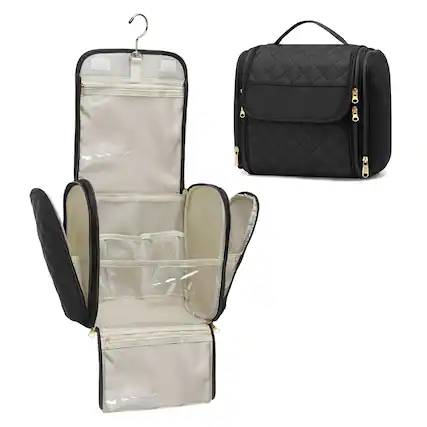 amazonbasics hanging travel toiletry kit bag - black - Best Buy amazonbasics hanging travel toiletry kit bag - black - Best Buy