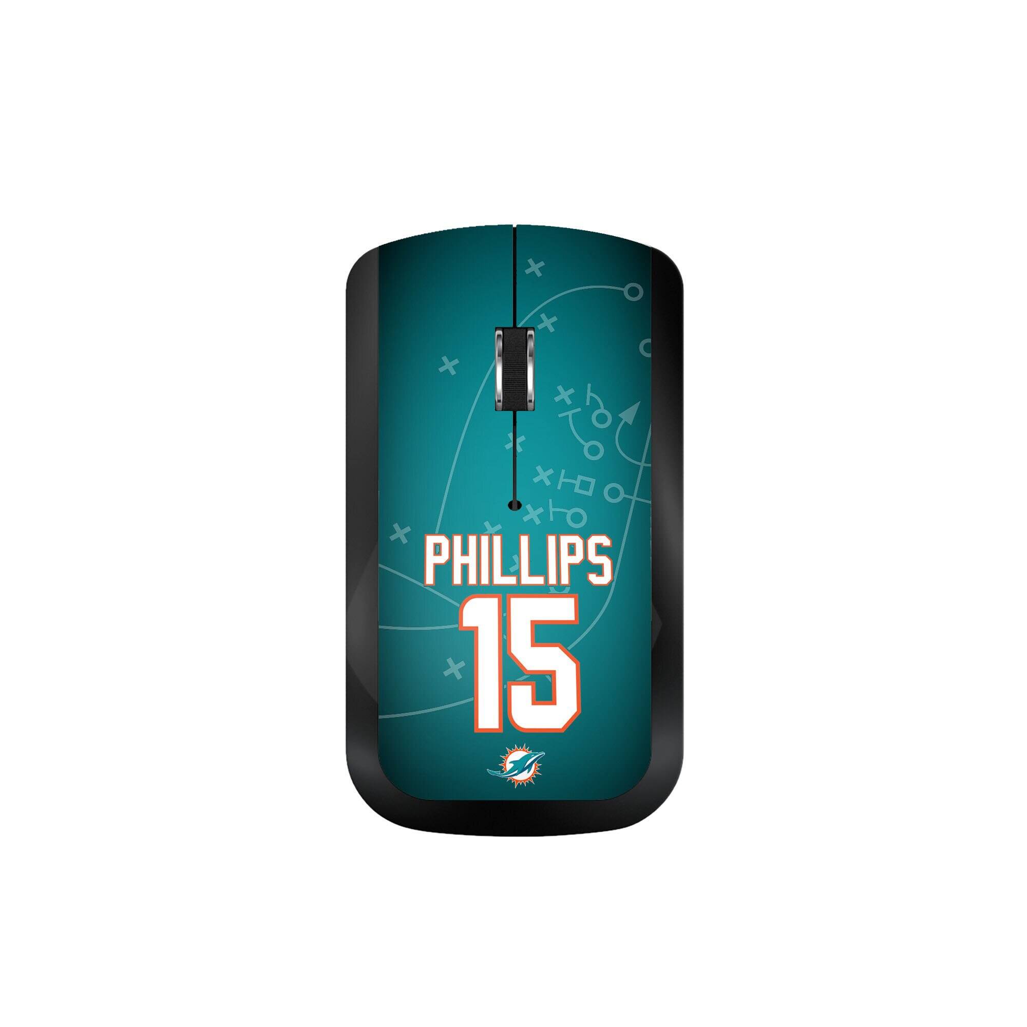 Keyscaper - Jaelan Phillips Miami Dolphins Wireless Mouse - Wireless - Black