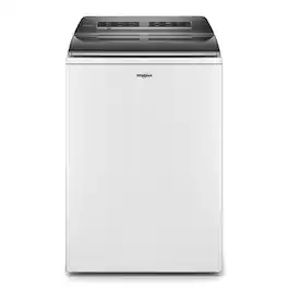 Whirlpool - 5.2/5.3 Cu. Ft. High Efficiency Smart Top Load Washer with 2 in 1 Removable Agitator - White