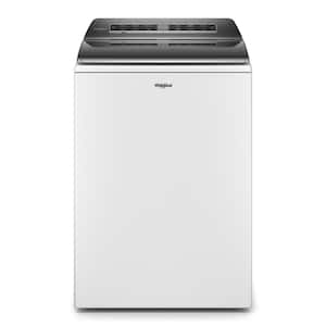 Whirlpool - 5.2/5.3 Cu. Ft. High Efficiency Smart Top Load Washer with 2 in 1 Removable Agitator - White