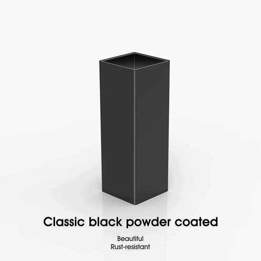 Classic black powder coated  
Beautiful  
Rust-resistant