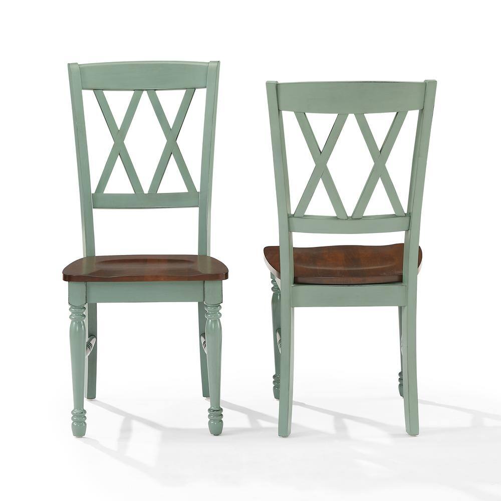 Alt View 1. Crosley Furniture - Shelby 2-Piece Dining Chair Set - Blue.