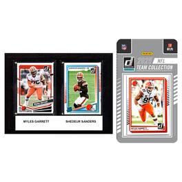 C&I Collectibles - Cleveland Browns 6" x 8" Player Plaque & 2025 Team Trading Card Set - Multicolor